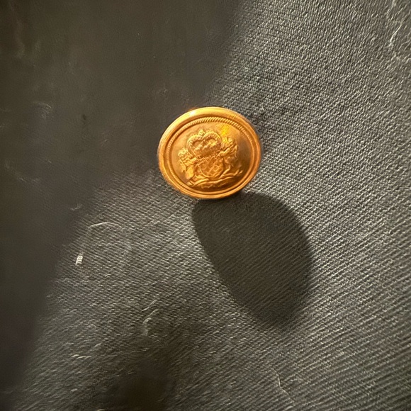 Ralph Lauren Black Double-Breasted Blazer with Gold Buttons - Picture 2 of 4